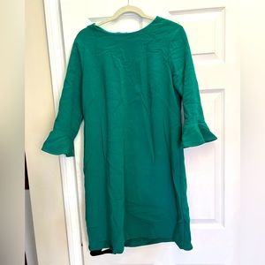 Ann Taylor Kelly Green Dress sz 12